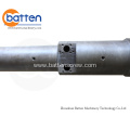 KMD conical twin screw barrel for profile extrusion